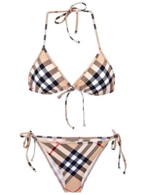 ladies burberry swimwear|burberry bikini swimsuit.